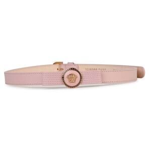 144. Versace Head Pink Bow Belt